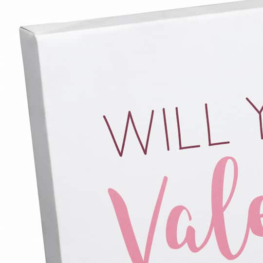Be My Valentine Choice 11" x 14" Canvas Wall Art